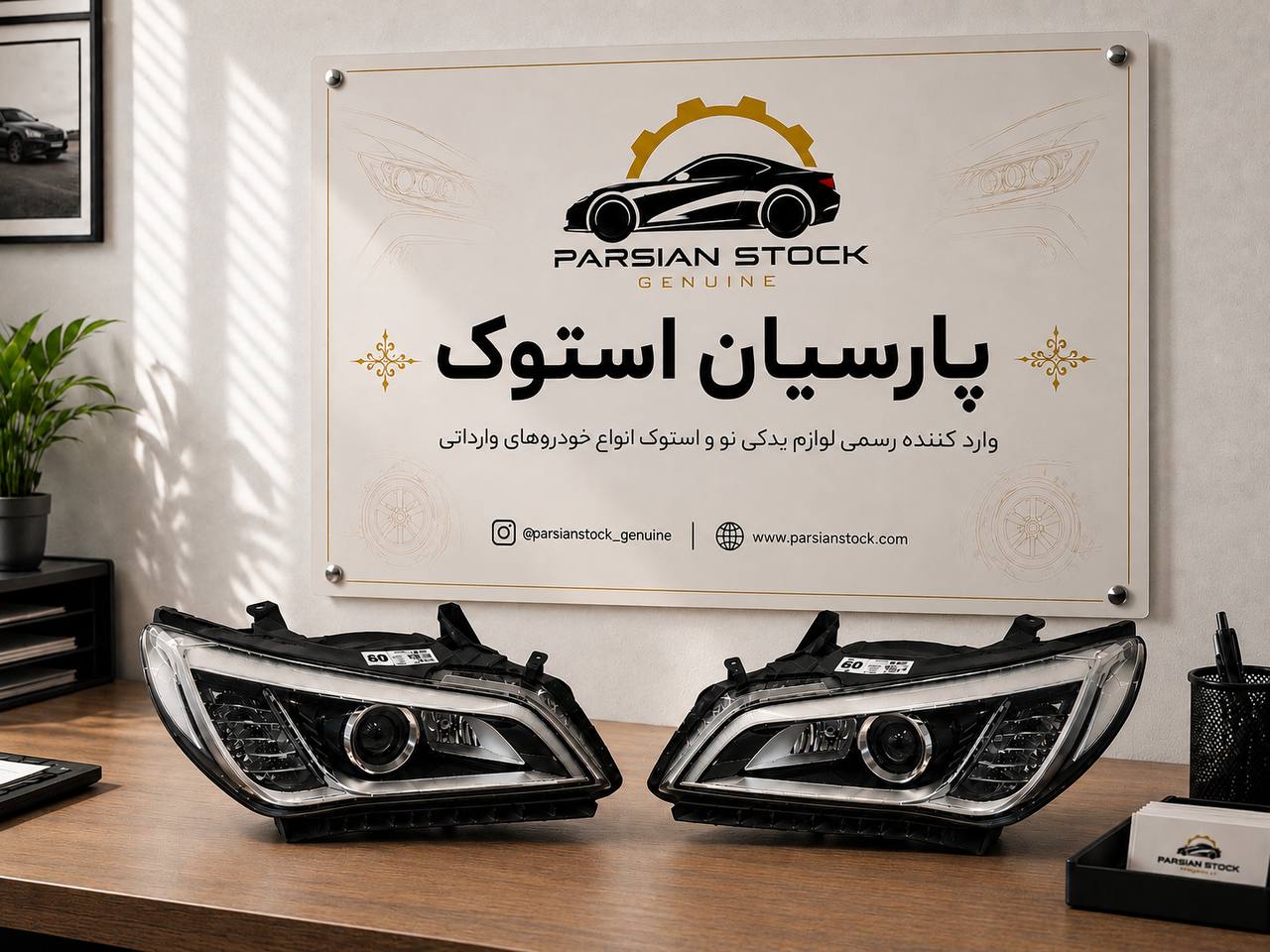 چراغ جلو سوناتا LF بنزینی زنون استوک اورجینال