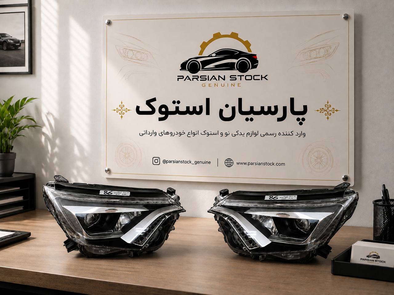 چراغ جلو راوفور ۲۰۱۸ زنون استوک اورجینال